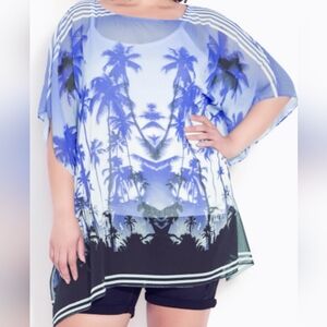Avenue Palm Tree Poncho